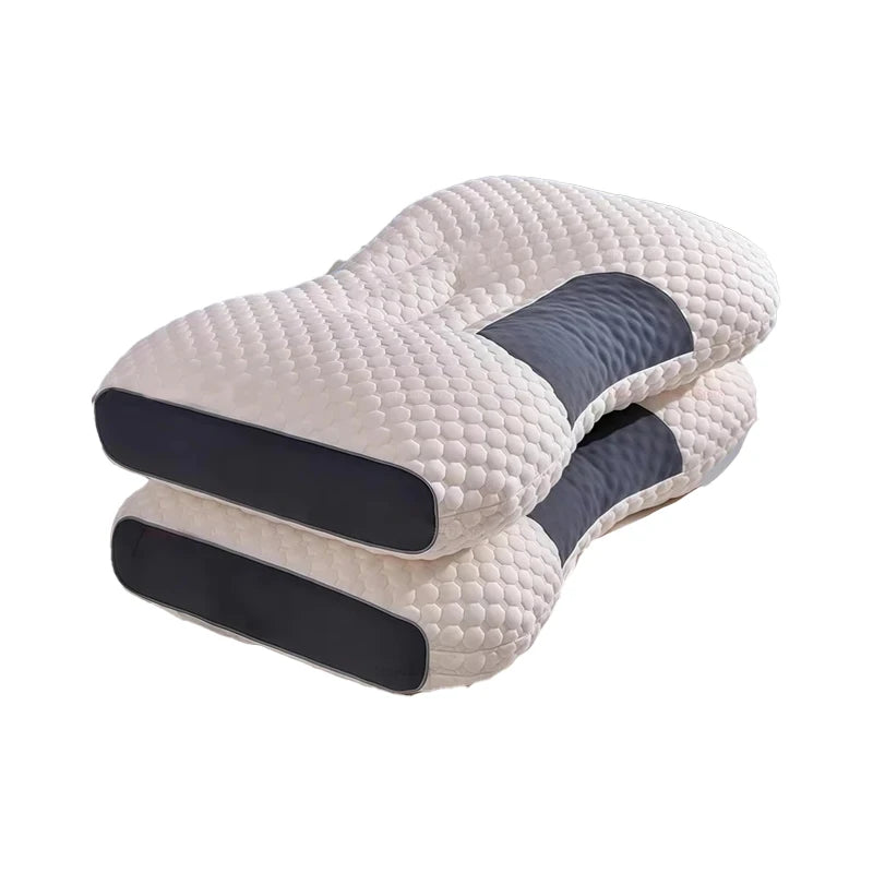 1/2/4 Pcs Bedding Sleep Pillow Neck Pillow with Elasticity and Non Collapse Soft Neck Protection Sleeping Pillow Neck Comfort