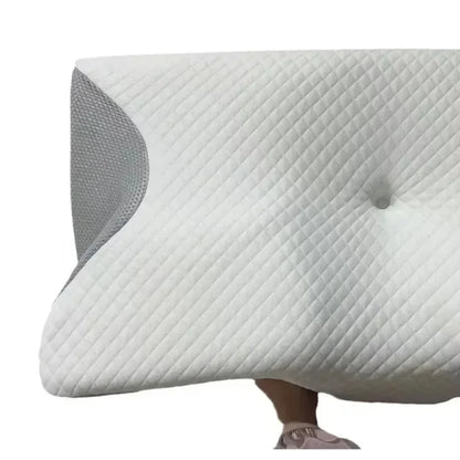 Sleep Memory Pillow Butterfly Memory Foam Neck Pillows Contoured Sleep for Neck Pain Relief Stomach Support Comfortable Pillow