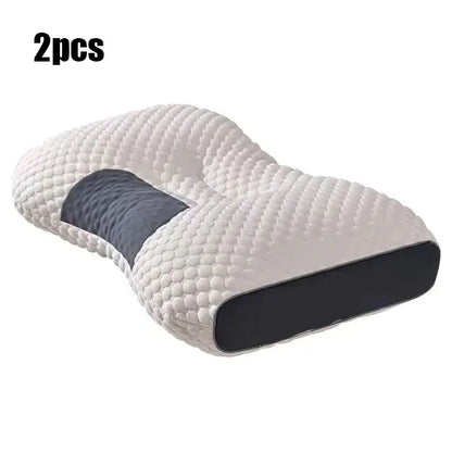1/2/4 Pcs Bedding Sleep Pillow Neck Pillow with Elasticity and Non Collapse Soft Neck Protection Sleeping Pillow Neck Comfort