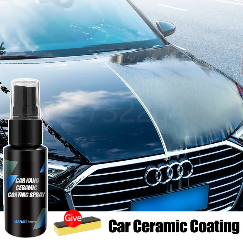 Car Ceramic Coating for Auto Paint Crystal Wax Spray Nano Hydrophobic Liquid Polymer Oleophobic anti Rain Car Care