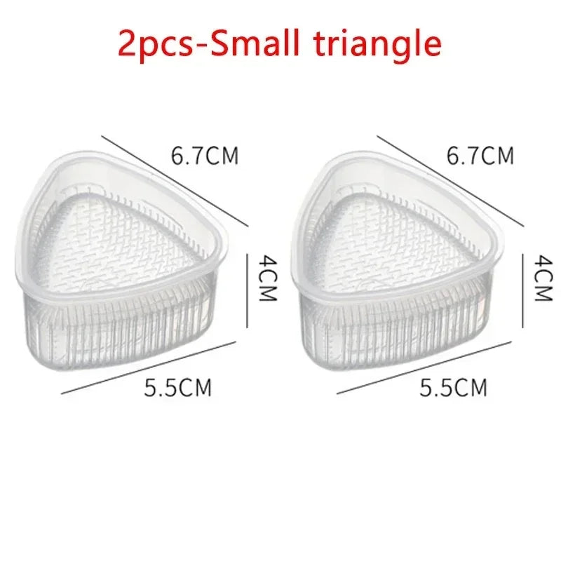 Sushi Mold Set DIY Lunch Box Triangle Rice Ball Mould Kitchen Accessories