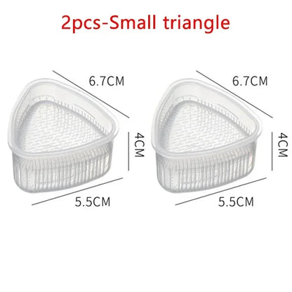 Sushi Mold Set DIY Lunch Box Triangle Rice Ball Mould Kitchen Accessories