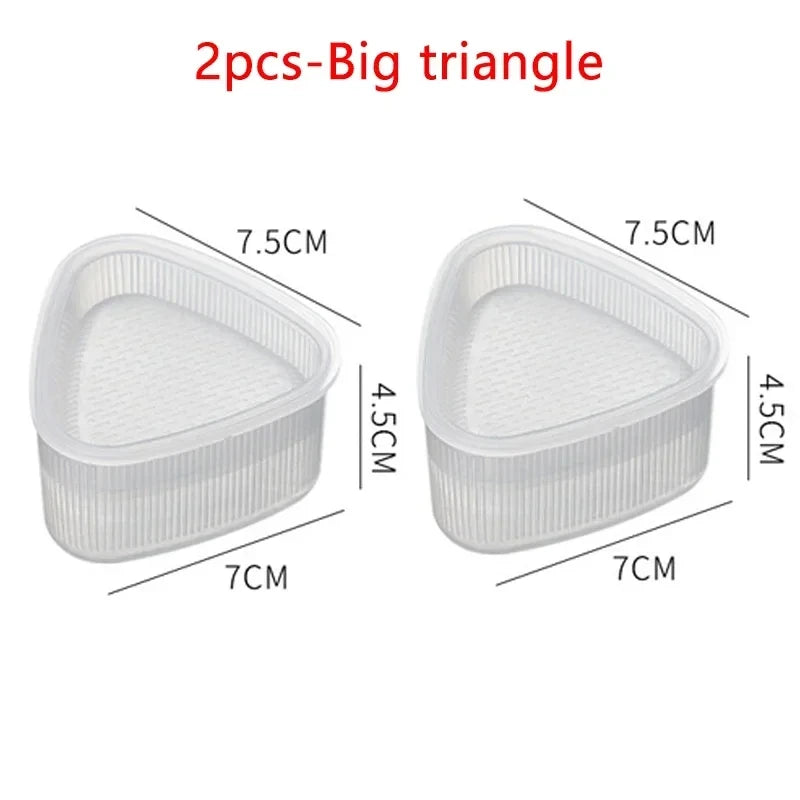Sushi Mold Set DIY Lunch Box Triangle Rice Ball Mould Kitchen Accessories