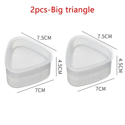 Sushi Mold Set DIY Lunch Box Triangle Rice Ball Mould Kitchen Accessories